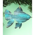 Designocracy Fish Wooden Magnet Wall Decor 99534M